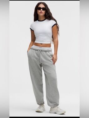 Lululemon women’s steady state jogger sweatpants grey heathered small